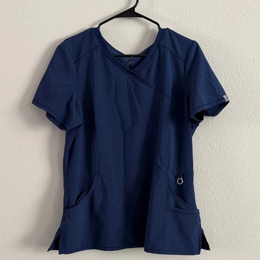 Navy Blue Women's Scrubs - Picture 1 of 6